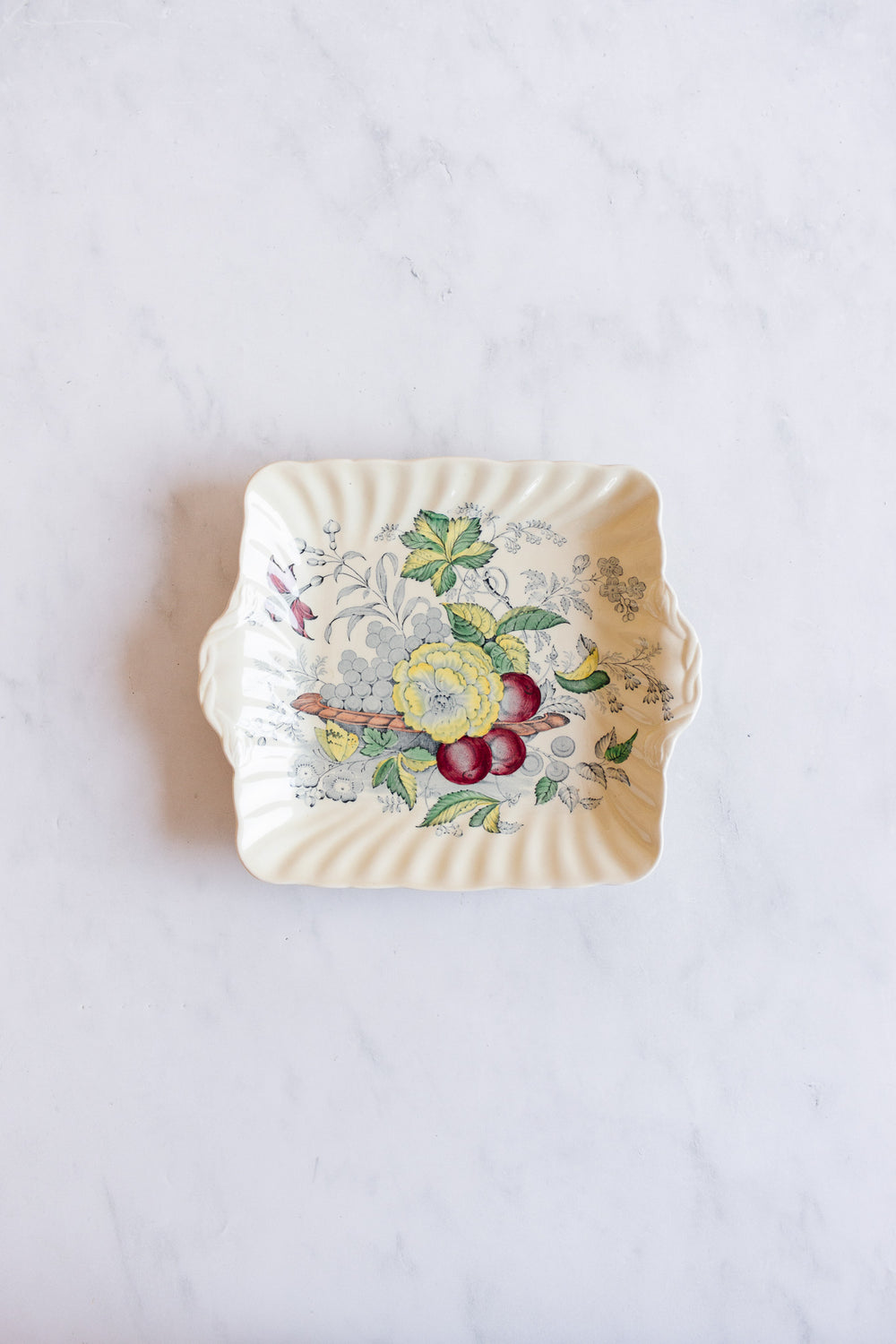 midcentury royal doulton "the kirkwood" square tray