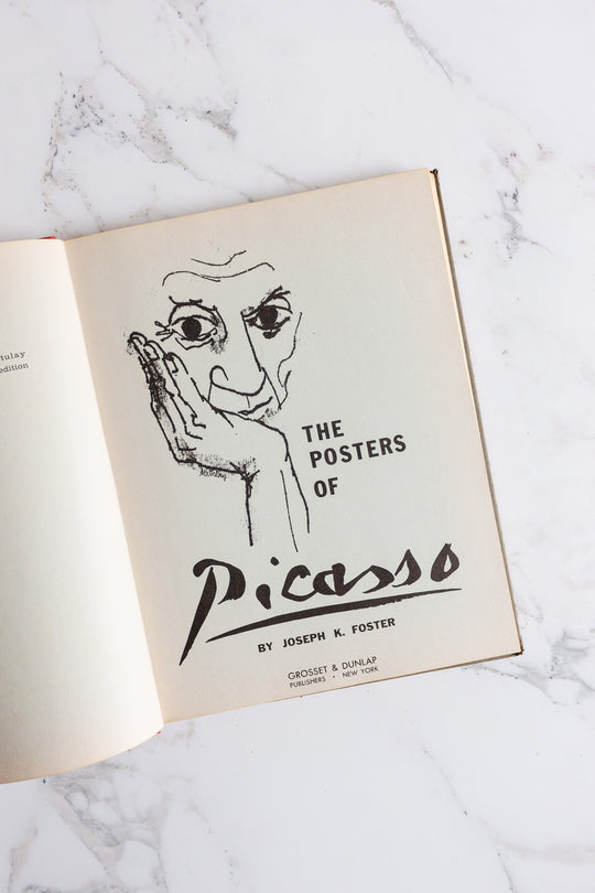 vintage art book, “the posters of picasso”