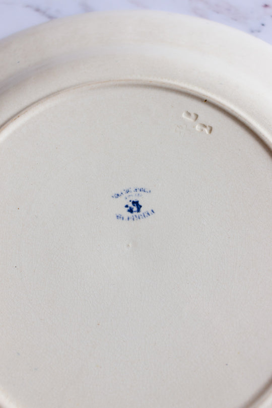 rare antique French Creil Montereau transferware serving platter
