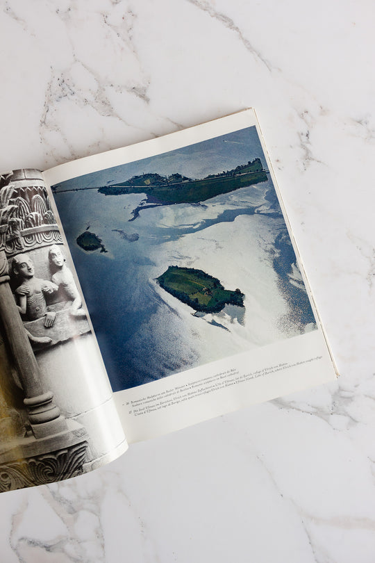 "Swiss panorama" vintage linen bound coffee table book
