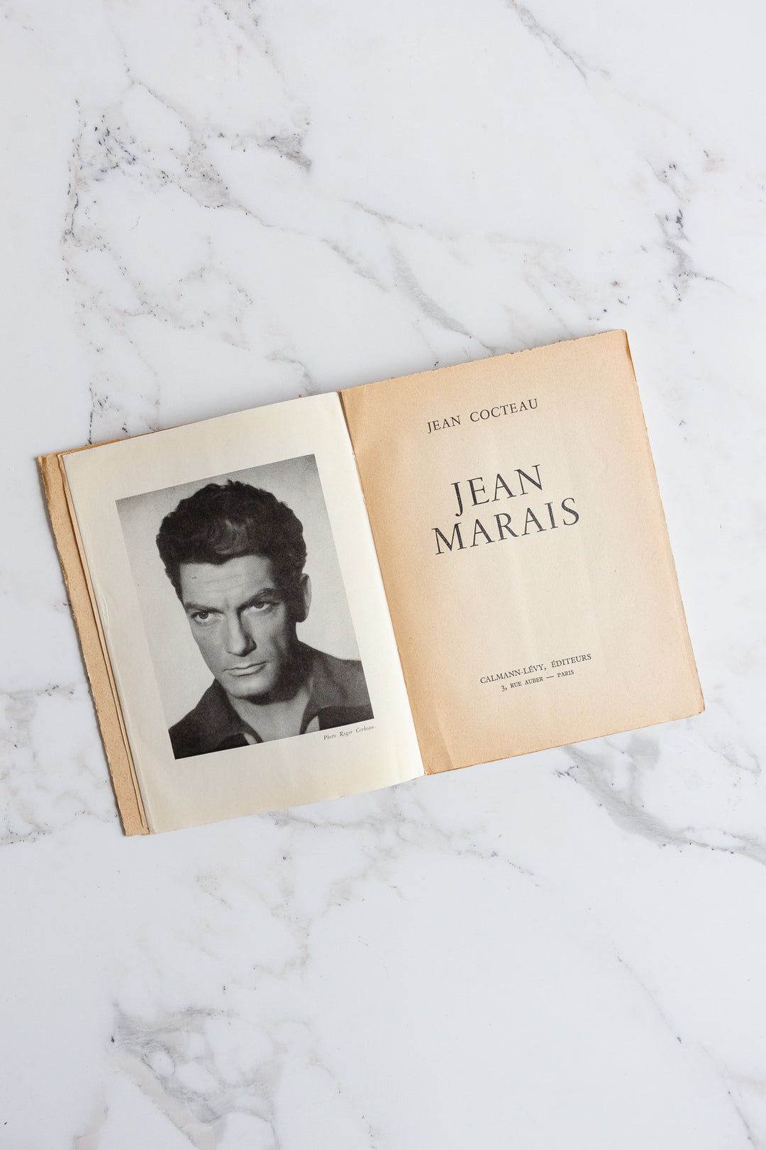 rare 1st edition 1951 french book "jean marais par jean cocteau"