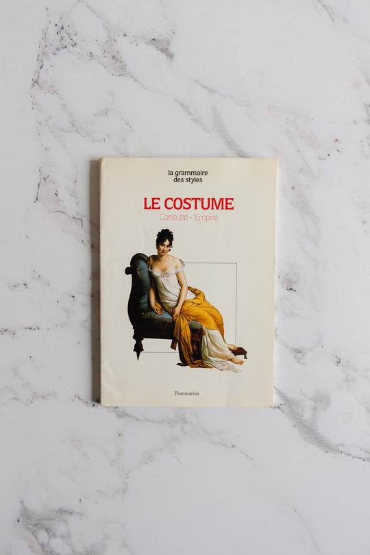 "le costume, consulat empire" vintage french book