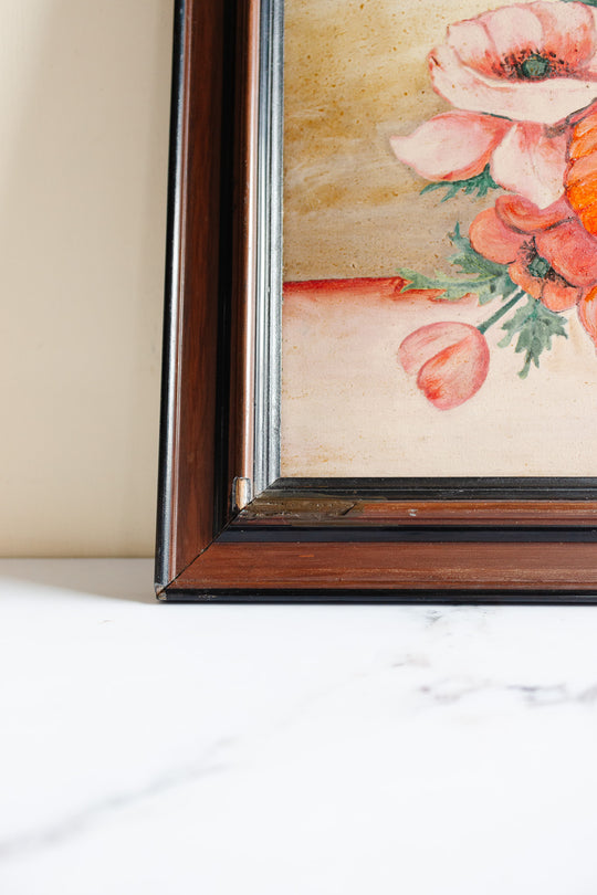 le bouquet dans le panier