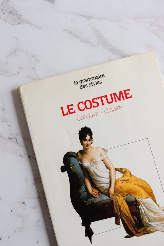 "le costume, consulat empire" vintage french book