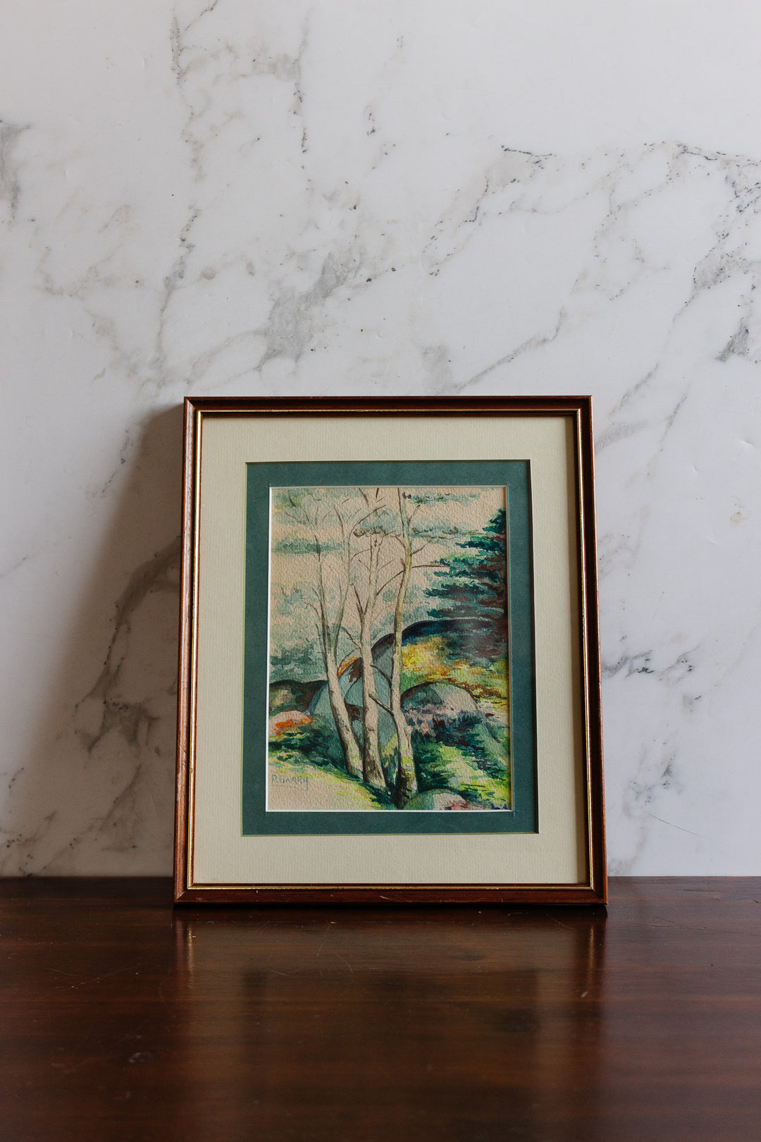 la forêt aquarelle