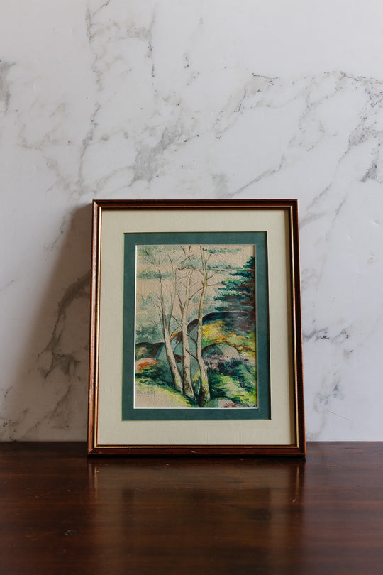 la forêt aquarelle