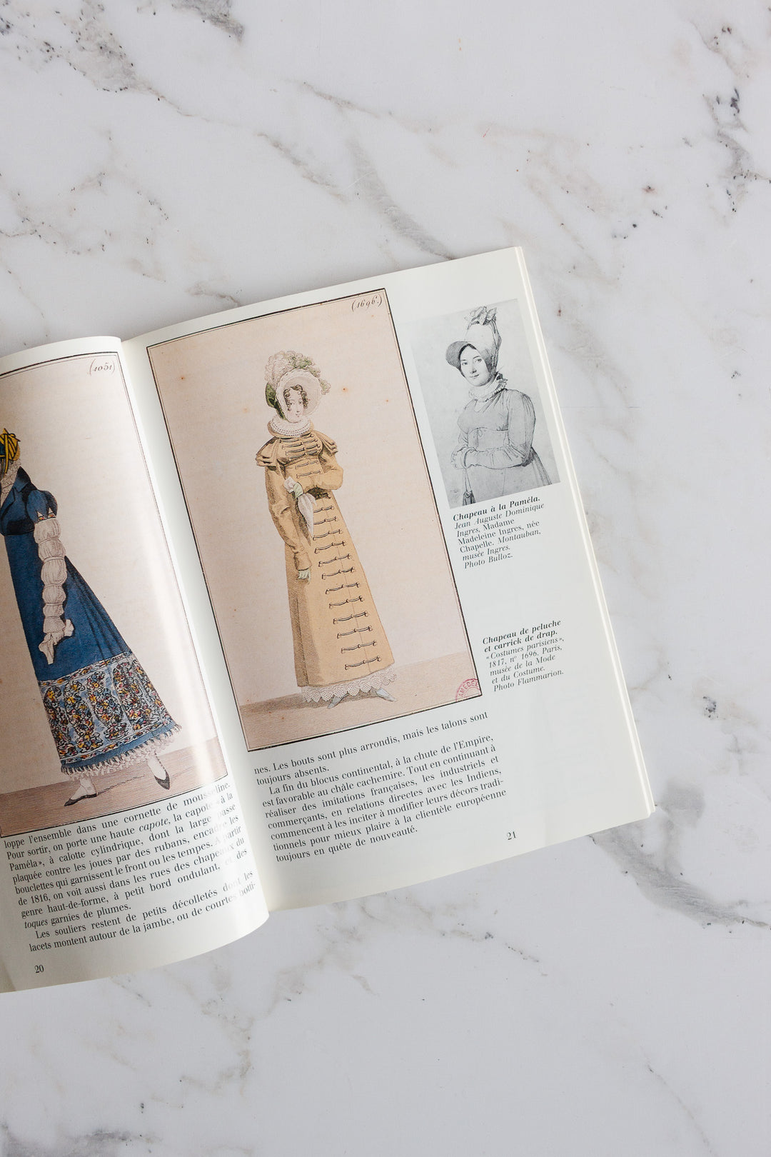 "le costume, consulat empire" vintage french book