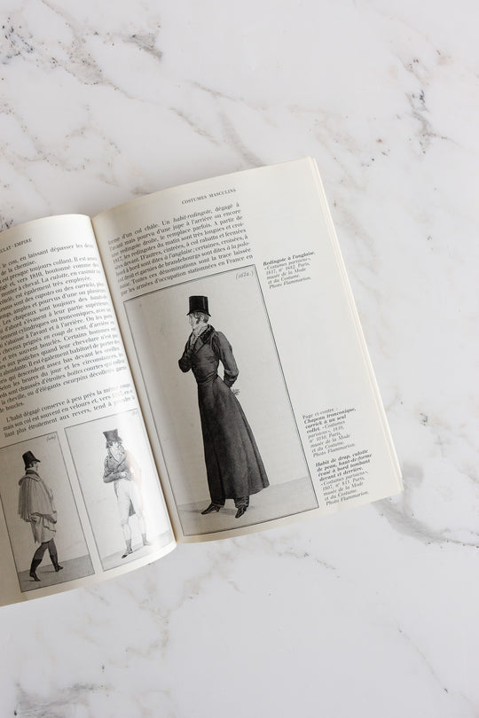 "le costume, consulat empire" vintage french book