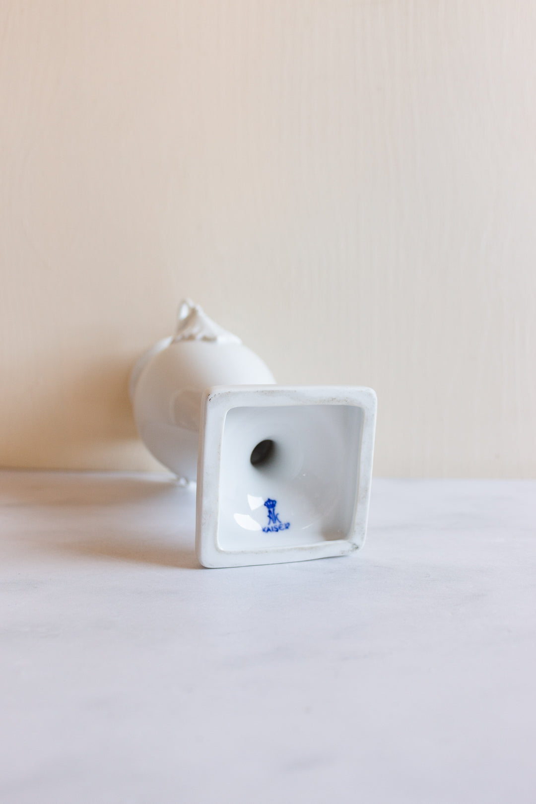 rare 1960s kaiser porcelain swan vase