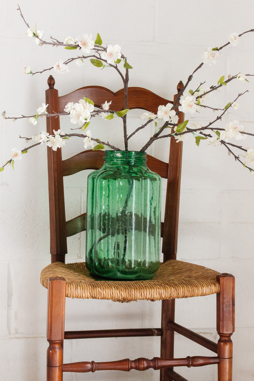 antique french green glazed pickling jar