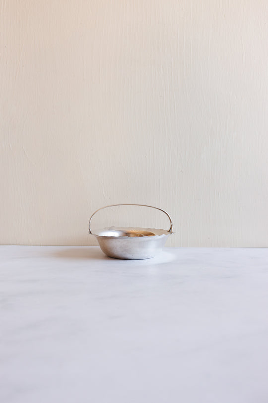 vintage sheffield england stamped silver crimped bowl