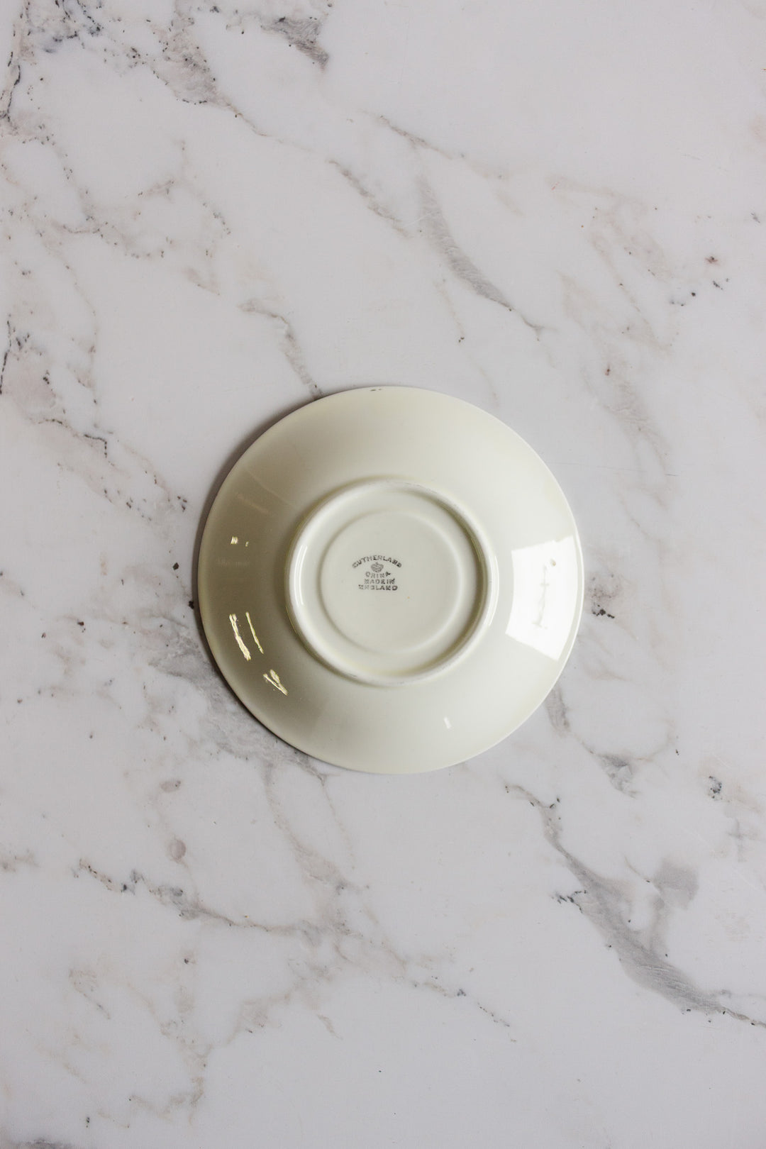 vintage English Sutherland china hand painted teacup and saucer