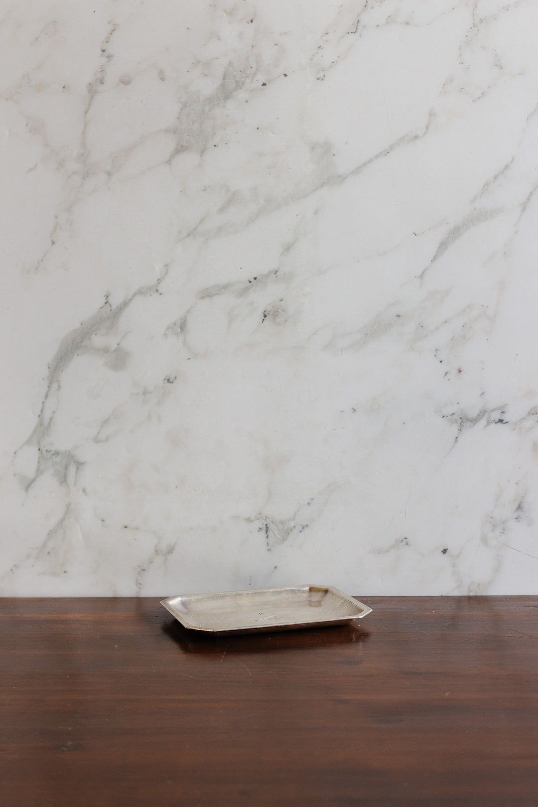 late 19th century french silver plated golf themed vanity tray with poinçons