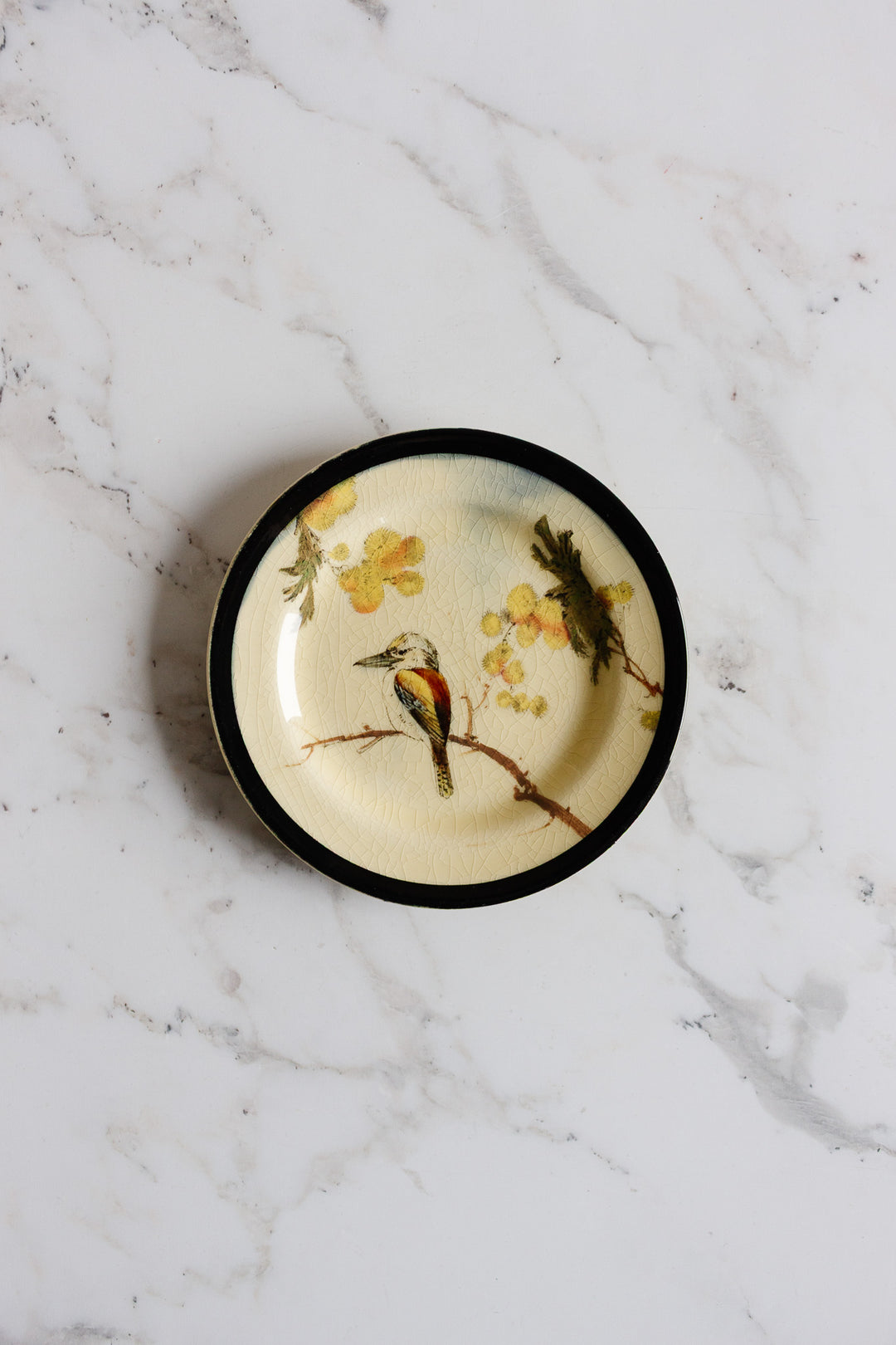 1930s royal doulton hand painted plates, set of 2