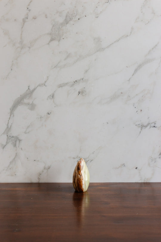 vintage french onyx swan