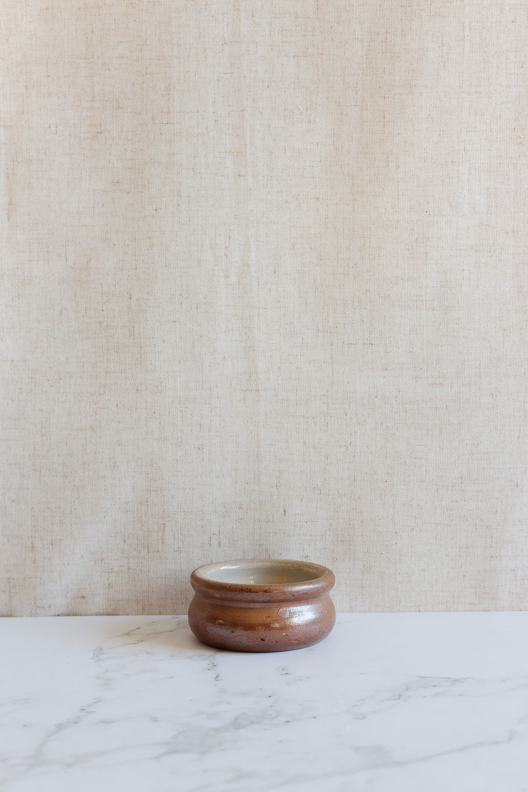 antique french stoneware butter pat trio