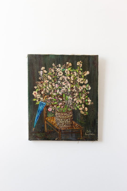 fleurs et parapluie