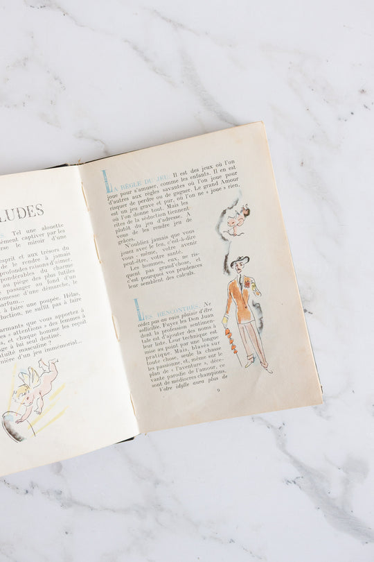 "l'art d'être aimée" french book dated 1948