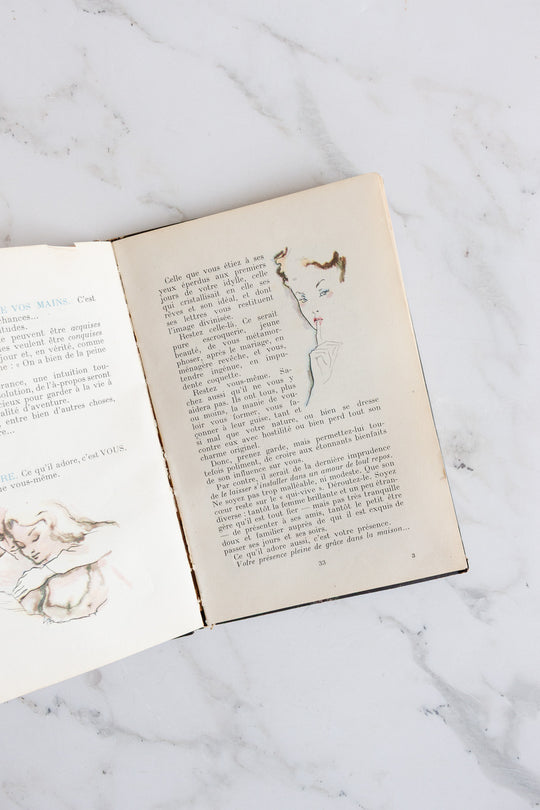 "l'art d'être aimée" french book dated 1948