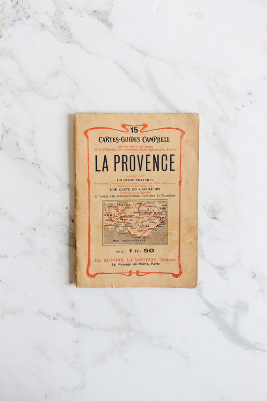 cartes-guides Campbell "la provence" 1908-1909
