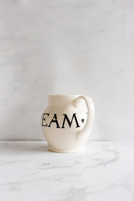 rare vintage Emma Bridgewater milk & cream pitcher