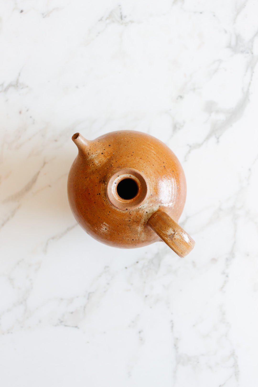 vintage french salt glazed oil vessel