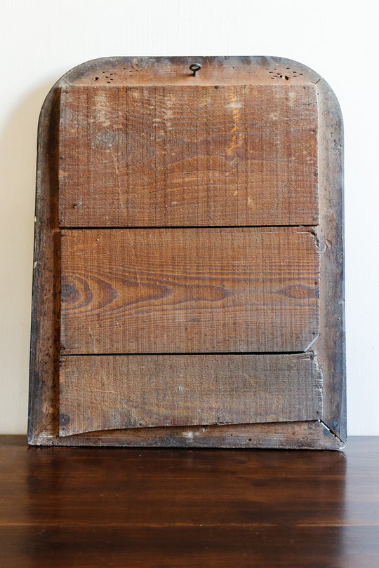 antique french "faux bois" louis-philippe mirror