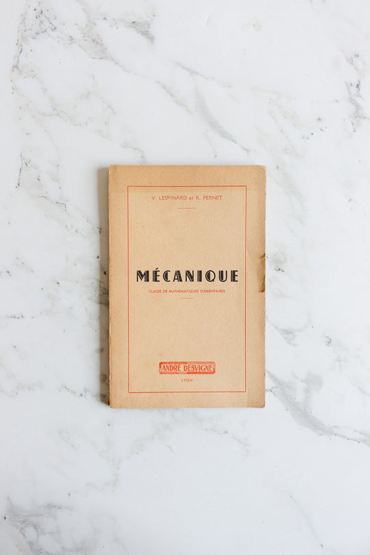 1951 "méchanique" elementary school text book