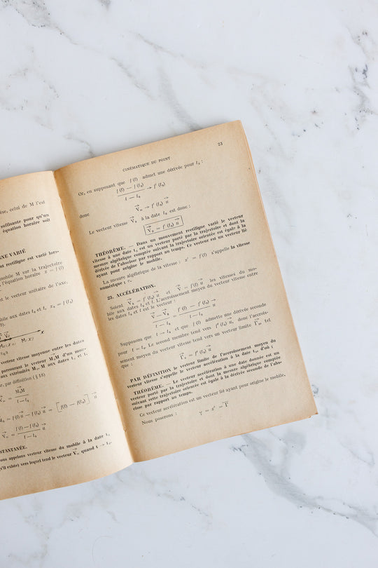 1951 "méchanique" elementary school text book