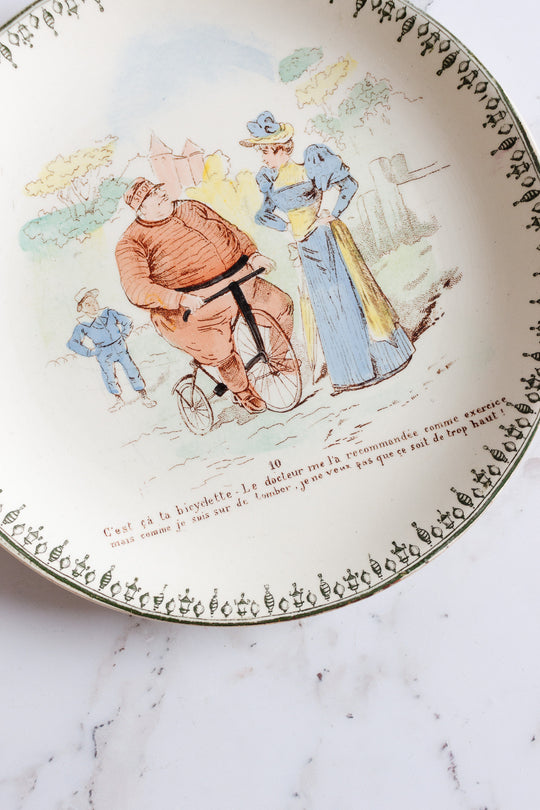 rare hb & cie cycling talking plate