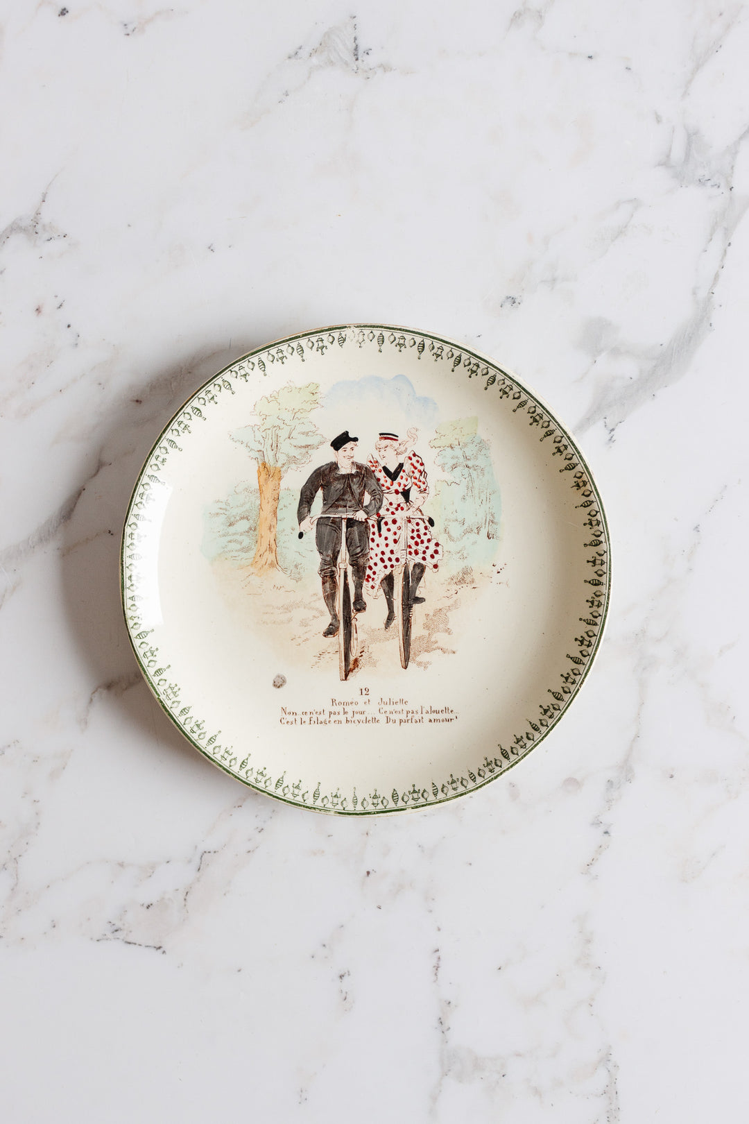 rare hb & cie cycling talking plate