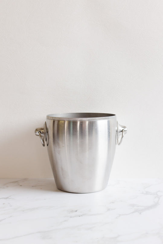 vintage letang remy stainless steel champagne bucket