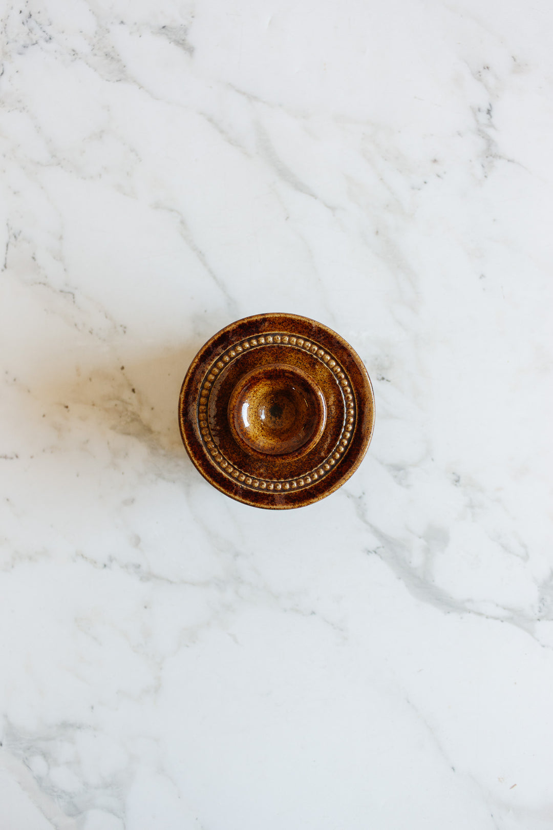 vintage french "poterie de berry" stoneware butter bell