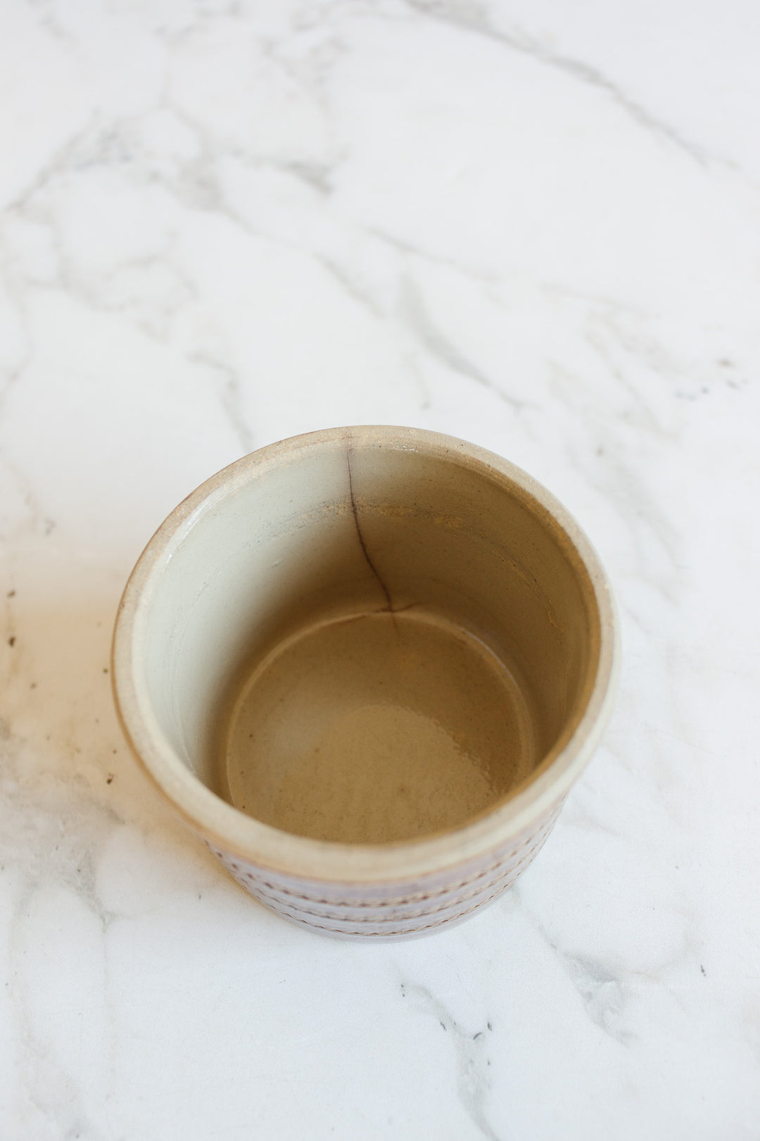 vintage french "poterie de berry" stoneware butter bell