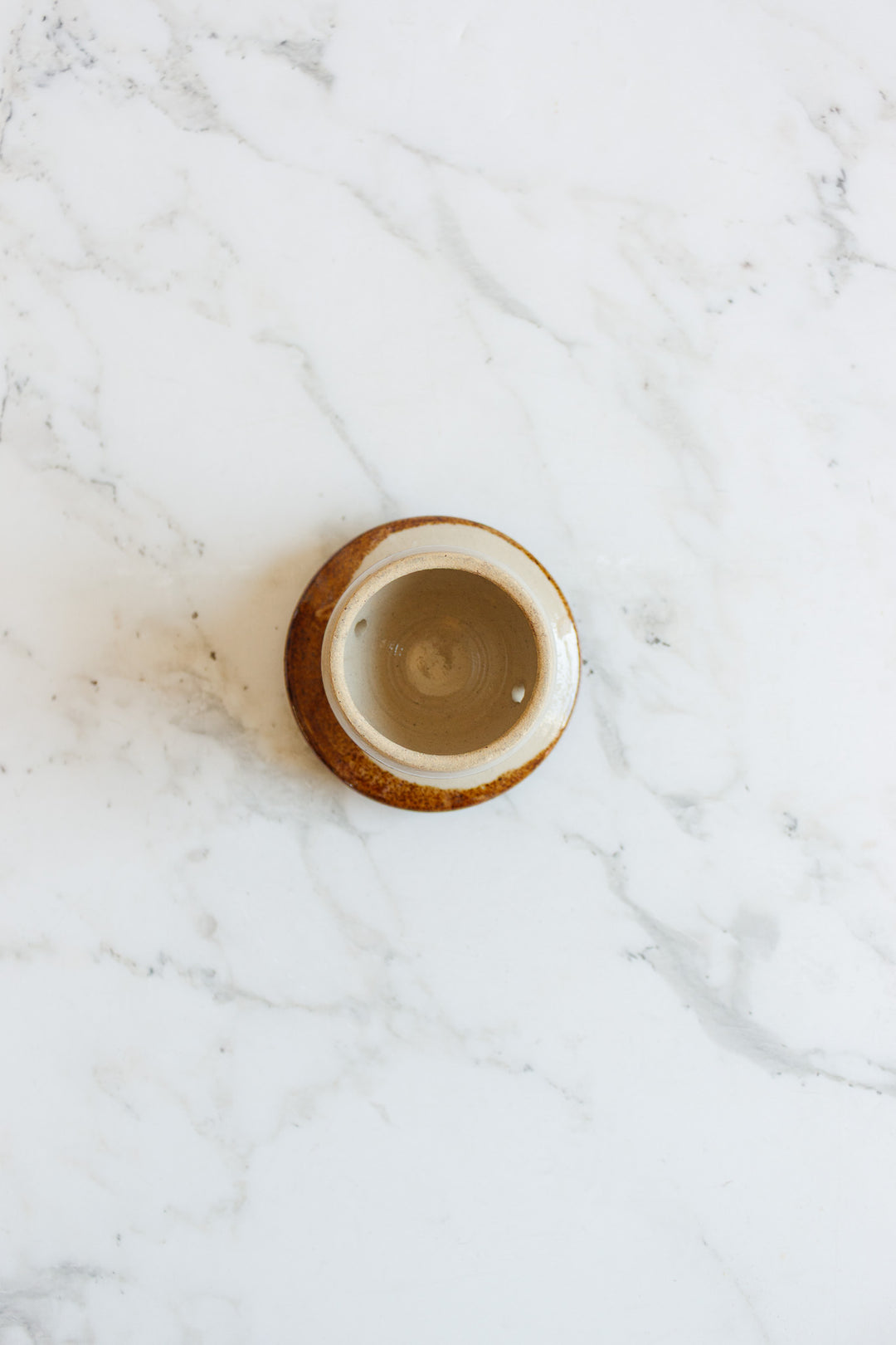 vintage french "poterie de berry" stoneware butter bell