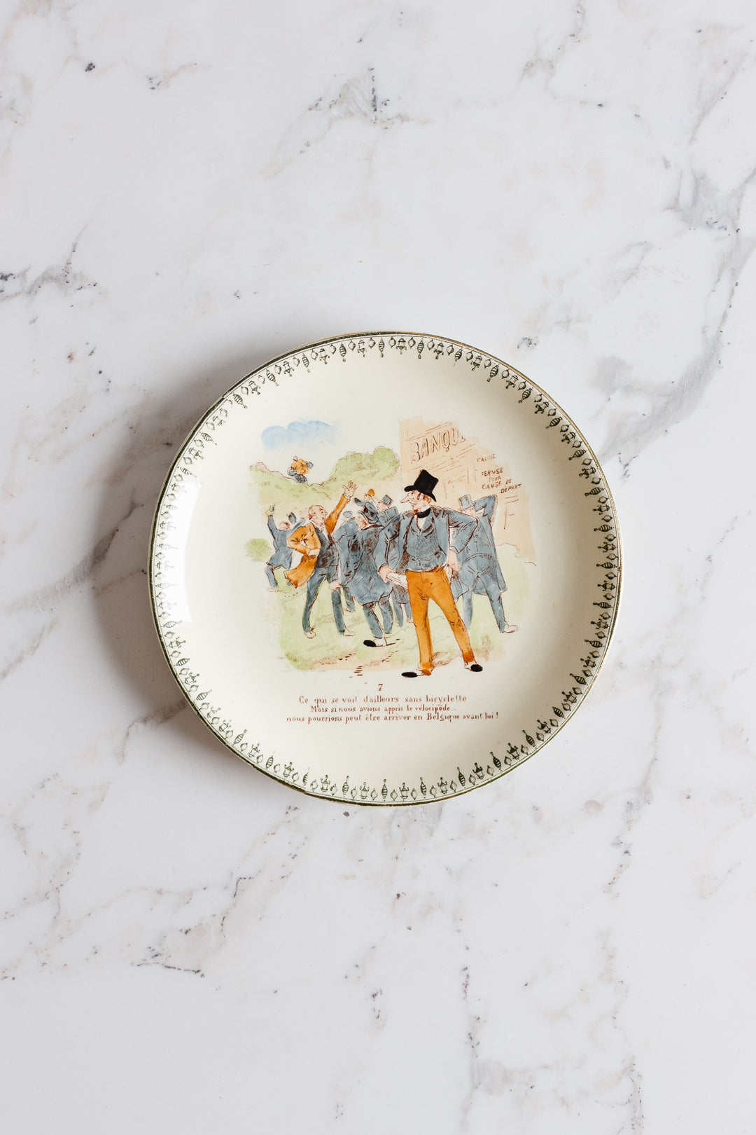 rare hb & cie cycling talking plate