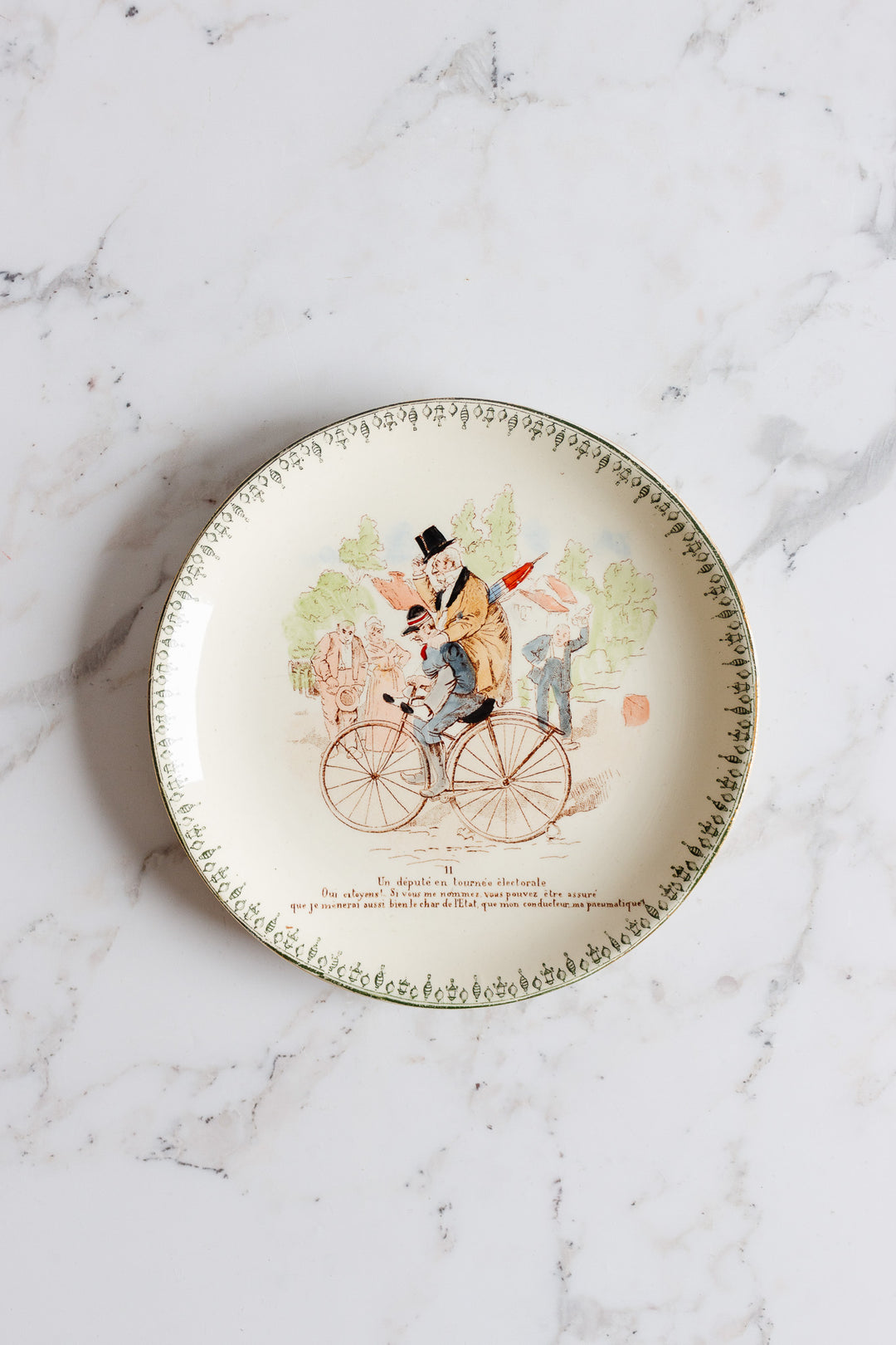 rare hb & cie cycling talking plate