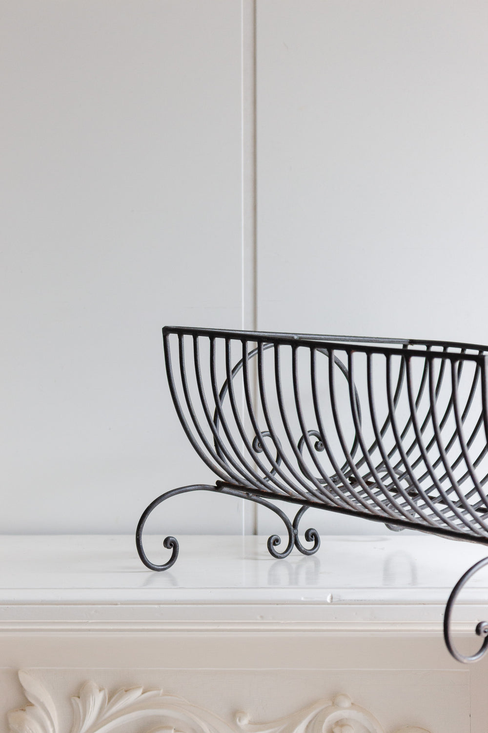 antique french metal dish drying rack