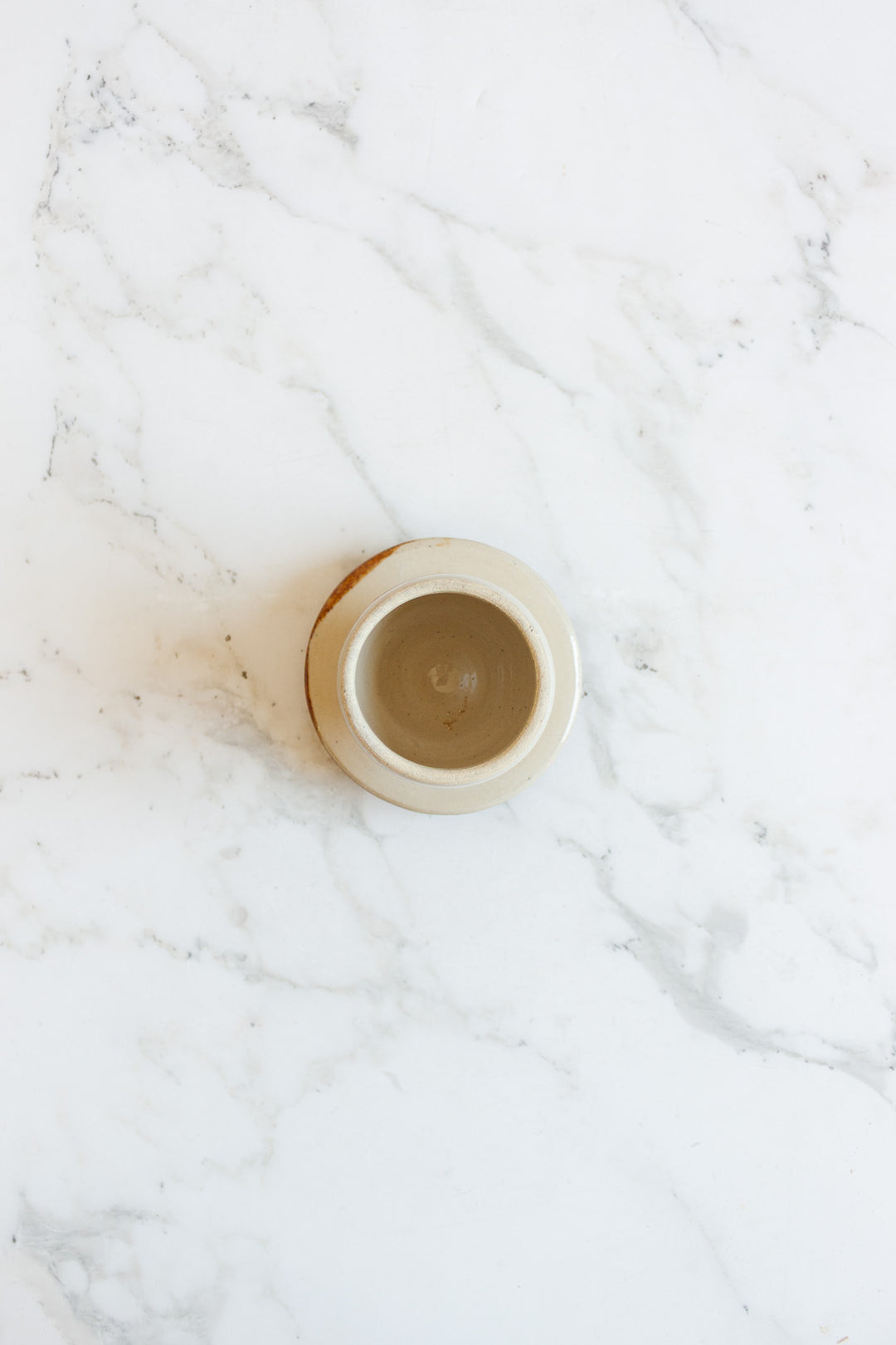 vintage french "poterie de berry" stoneware butter bell