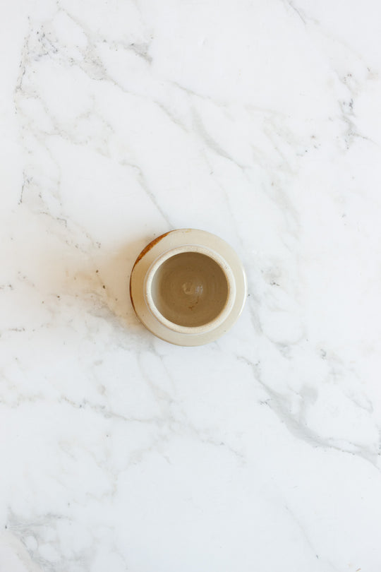 vintage french "poterie de berry" stoneware butter bell