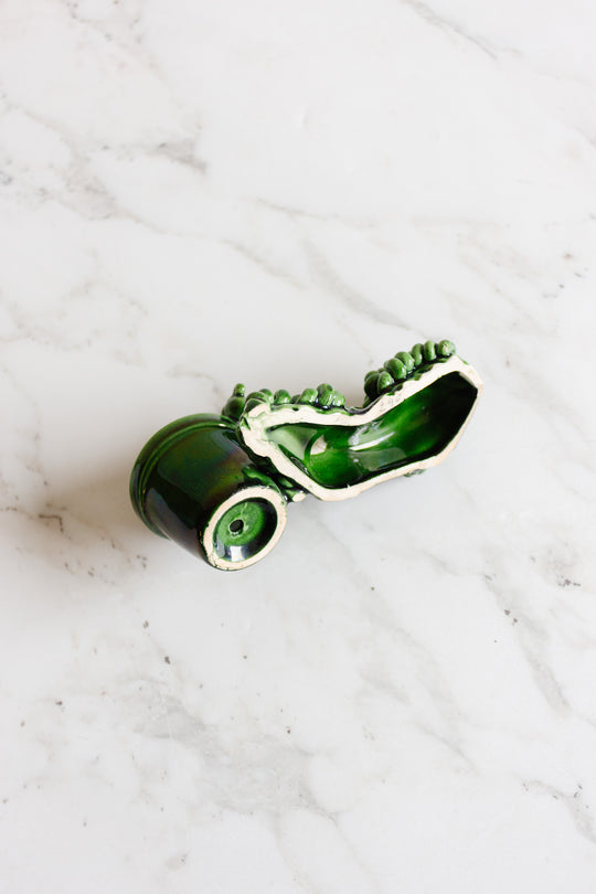 vintage french poodle shaped match stick holder