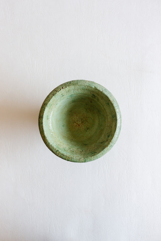 antique french stoneware artisan planter