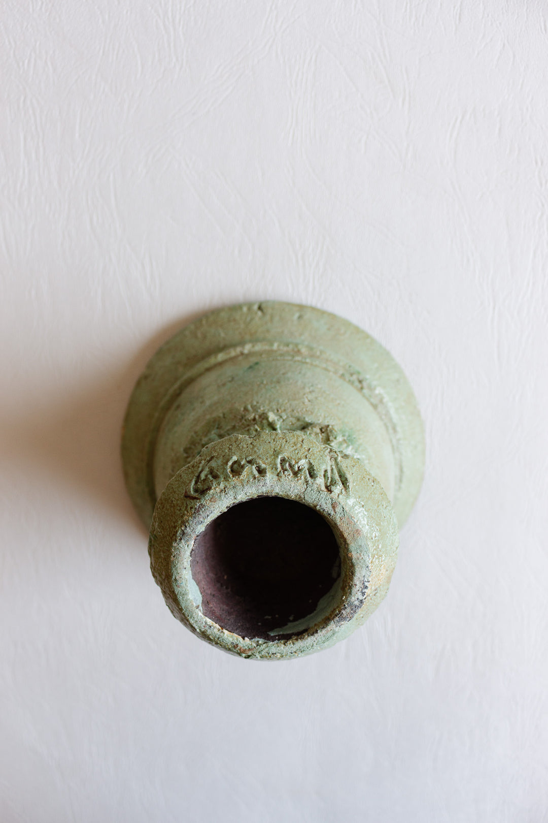 antique french stoneware artisan planter