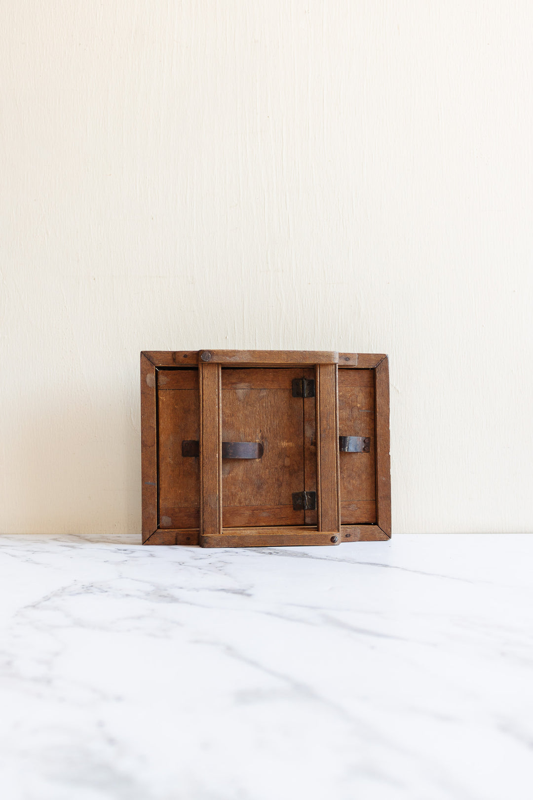 1940s French artisan wood frames