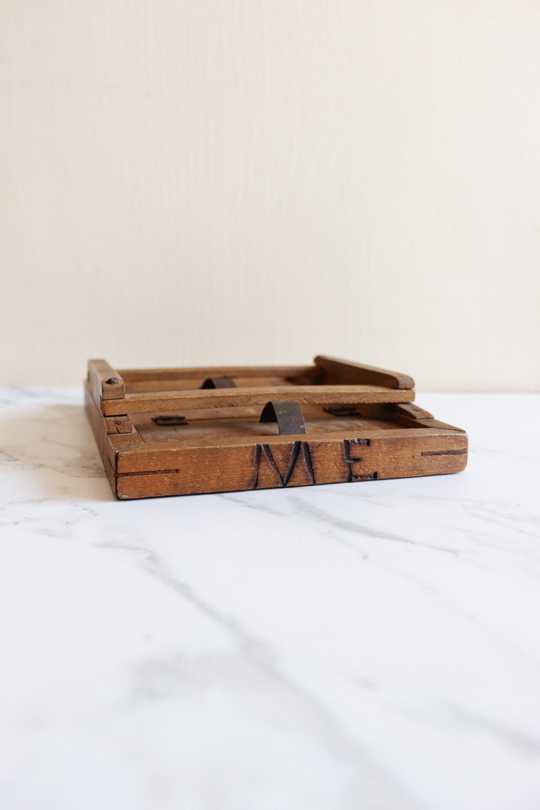 1940s French artisan wood frames