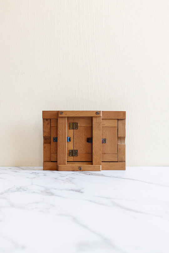 1940s French artisan wood frames