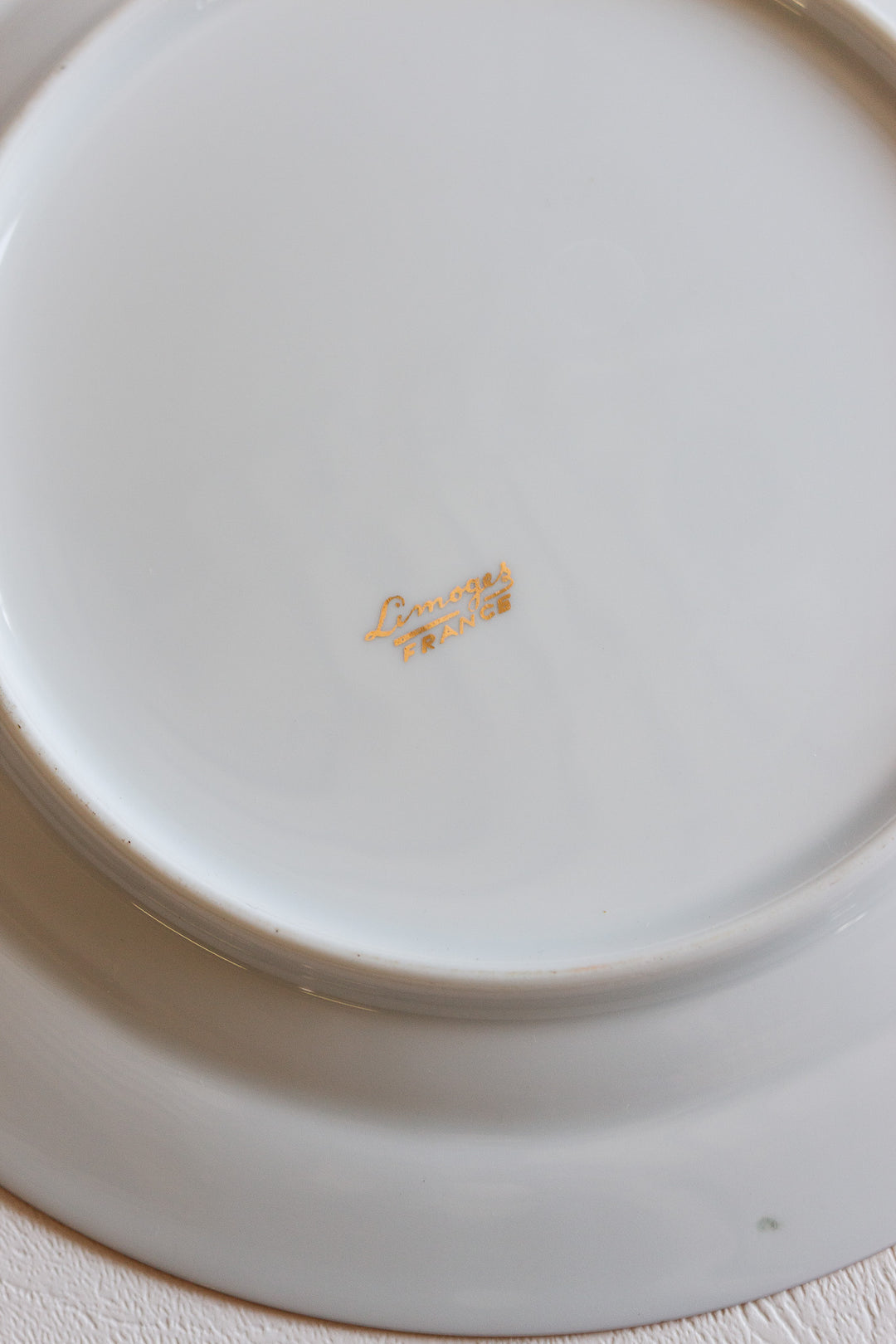 set of 12 midcentury french limoges fish plates