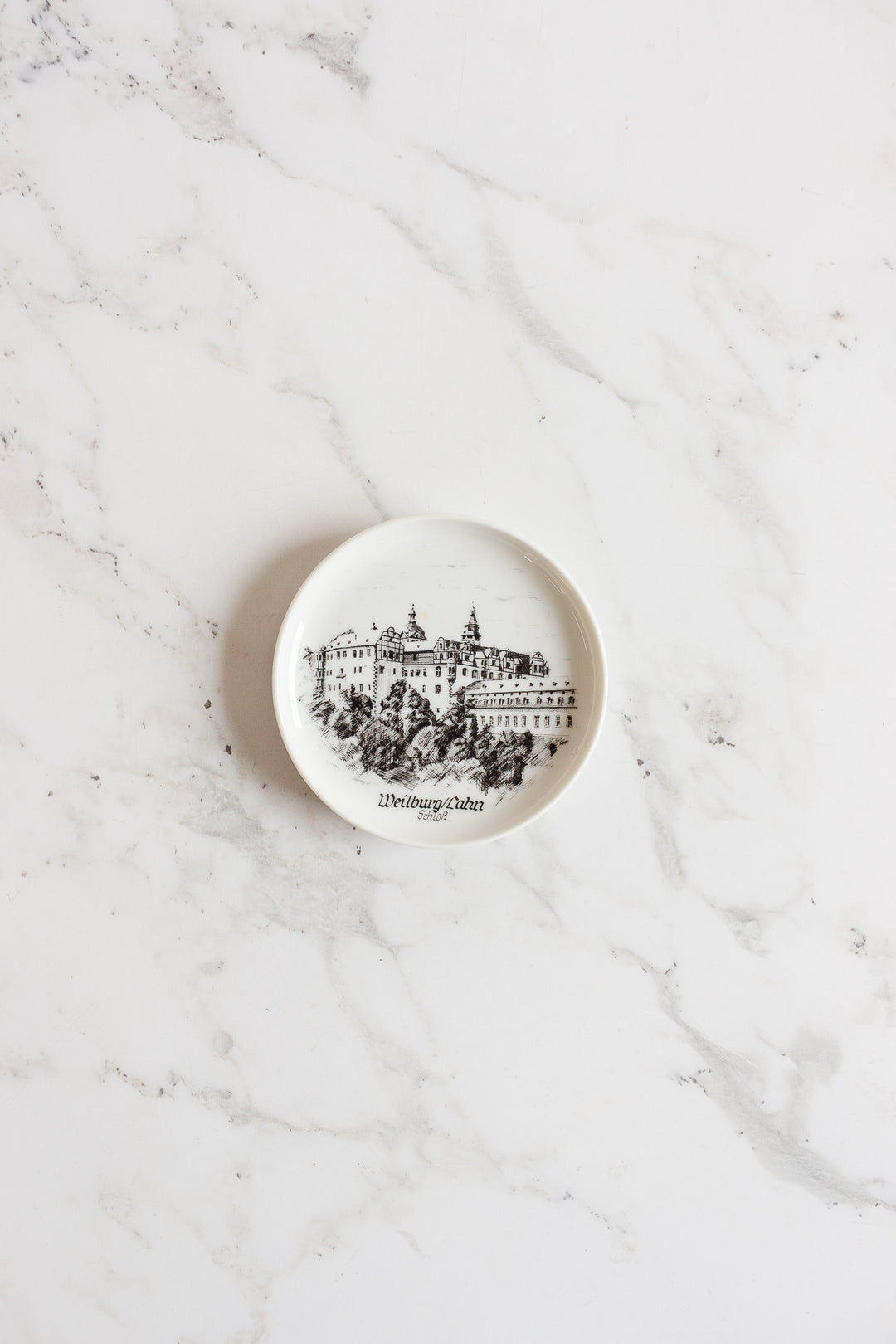 kaiser germany heidelberg landmarks porcelain coasters, set of 6