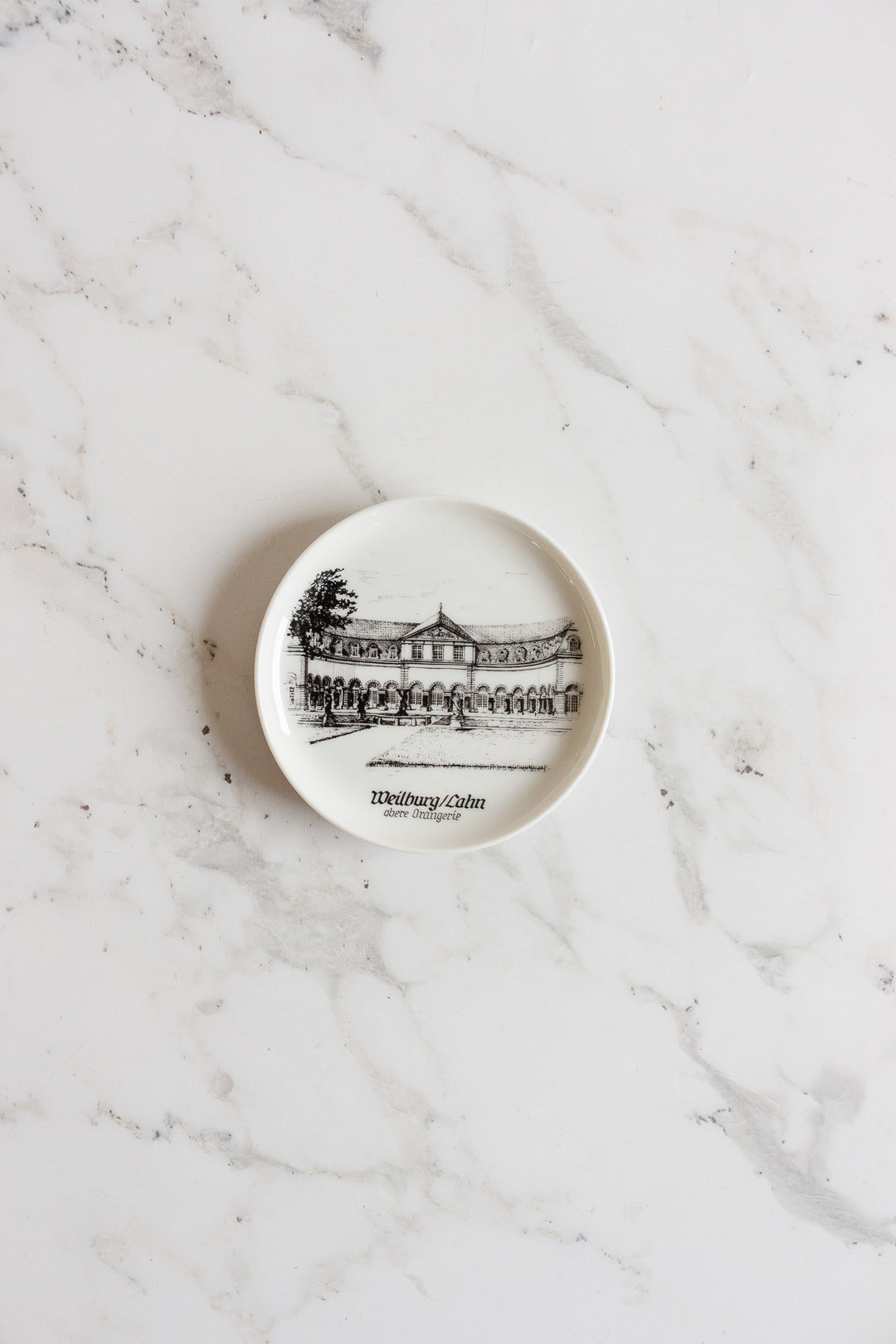 kaiser germany heidelberg landmarks porcelain coasters, set of 6
