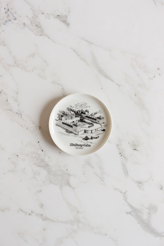 kaiser germany heidelberg landmarks porcelain coasters, set of 6